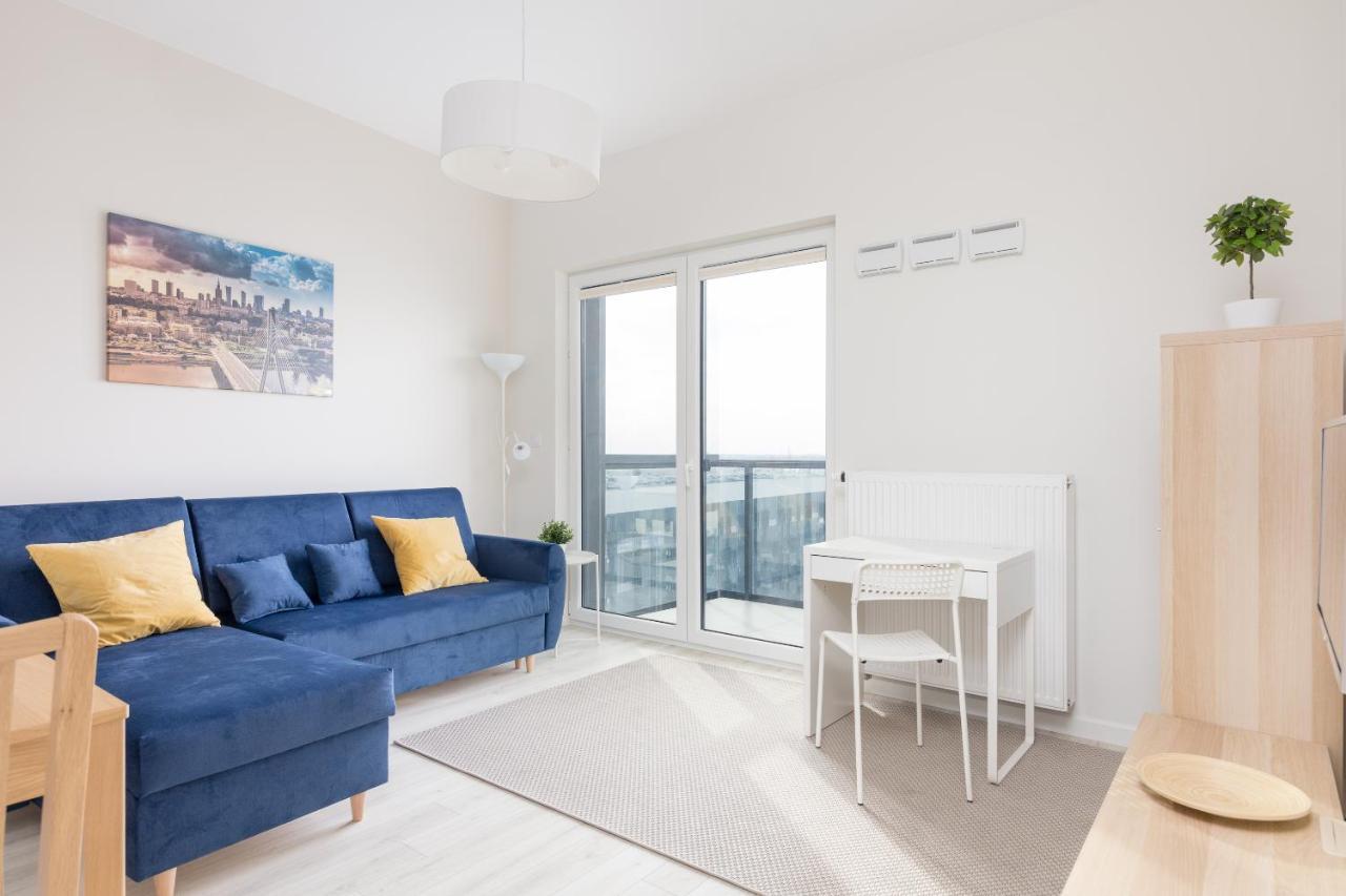 Wola Chic Blue Apartment Varšava Exteriér fotografie