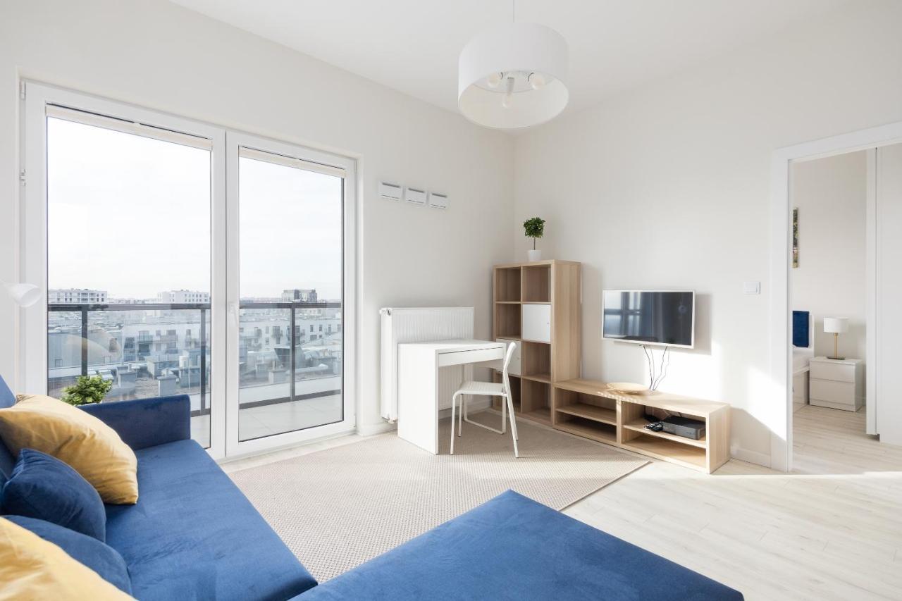 Wola Chic Blue Apartment Varšava Exteriér fotografie
