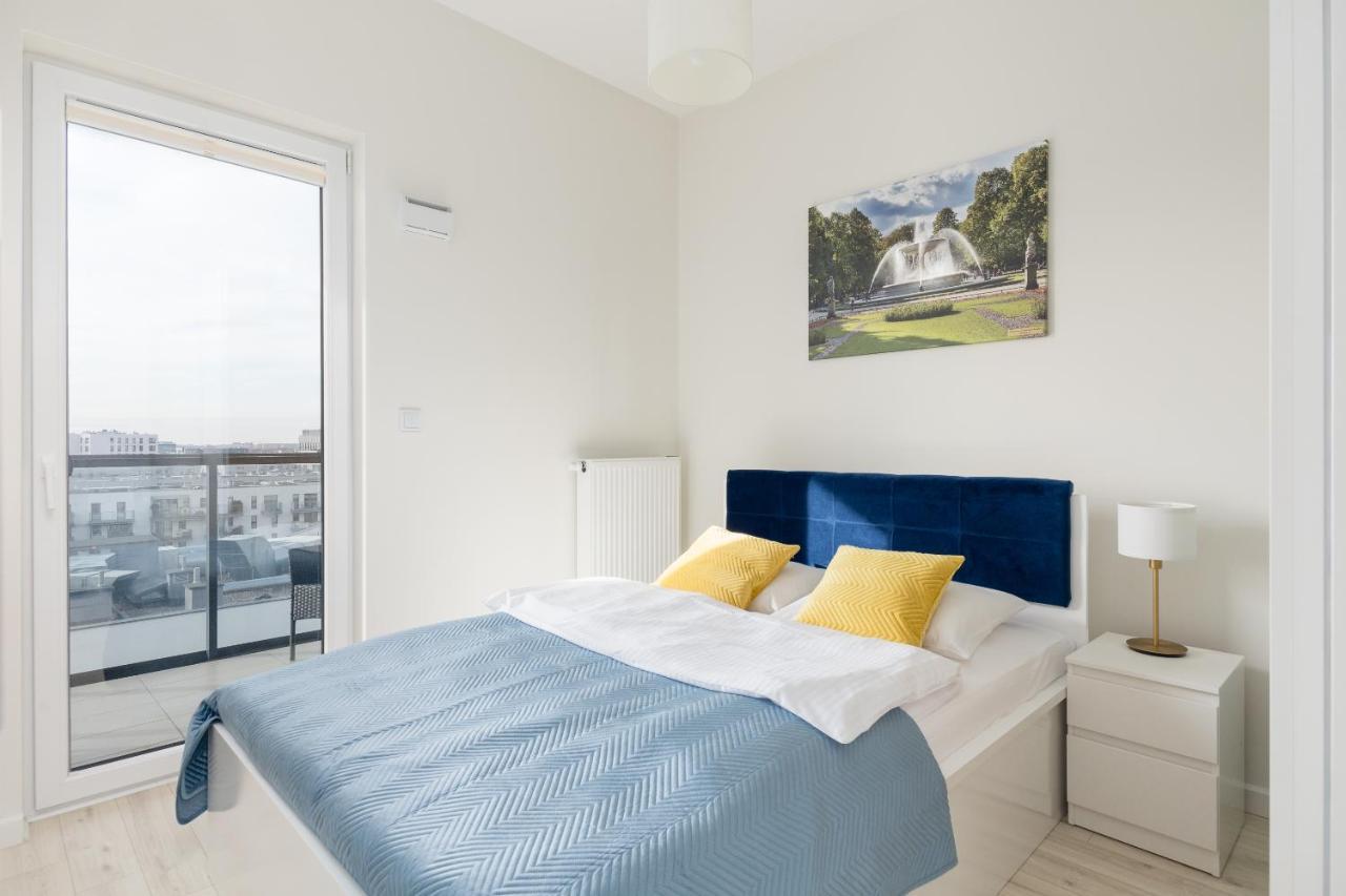 Wola Chic Blue Apartment Varšava Exteriér fotografie