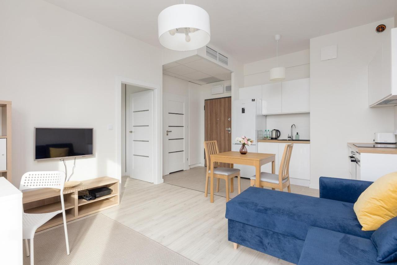 Wola Chic Blue Apartment Varšava Exteriér fotografie